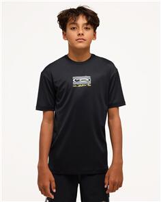 QUIKSILVER YOUTH SEA DRIP SURF TEE BLACK