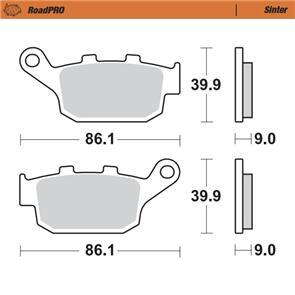 MOTO MASTER BRAKE PADS REAR MOTO MASTER PRO SINTERED HONDA KAWASAKI SUZUKI