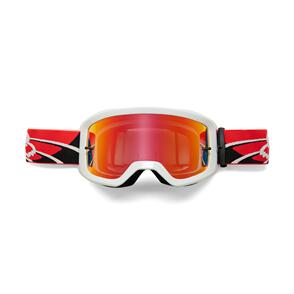 FOX RACING MOTO MAIN GOGGLES GOAT STRAFER SPARK [FLO RED]