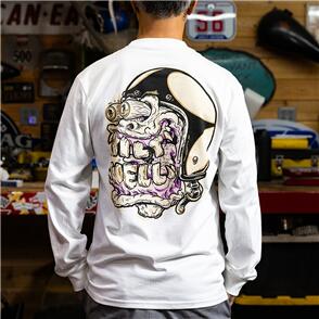 BILTWELL LONG SLEEVE T-SHIRT [DECAY WHITE]