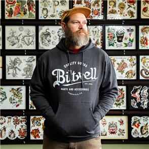 BILTWELL PULLOVER HOODIE [QUALITY GOODS GREY]