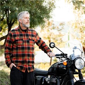 BILTWELL HI TEST FLANNEL SHIRT [RUST]