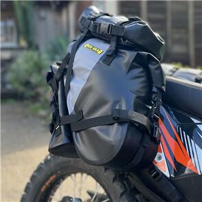 NELSON RIGG HURRICANE DUAL SPORT SADDLEBAGS 14L PER SIDE L43 W18 H23 [BLACK/GREY]