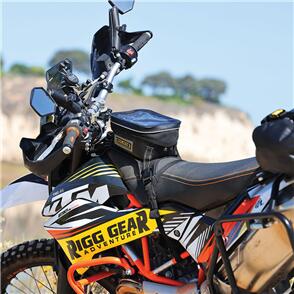 NELSON RIGG HURRICANE DUAL SPORT/ENDURO TANK BAG 2.5L L20 W12 H10 [BLACK/GREY] 2.5