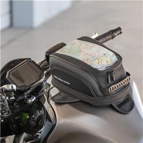 NELSON RIGG COMMUTER LITE MAGNETIC/STRAP TANK BAG 5L-8L EXPANDED L26 W19 H11-16 [BLACK]