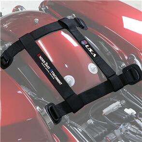 NELSON RIGG UNDER SEAT ATTACHMENT LUGGAGE STRAPS [BLACK]