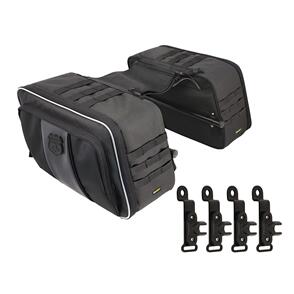 NELSON RIGG ROAD TRIP SADDLEBAGS PAIR 9.5L PER SIDE L33 W13 H21 [BLACK]