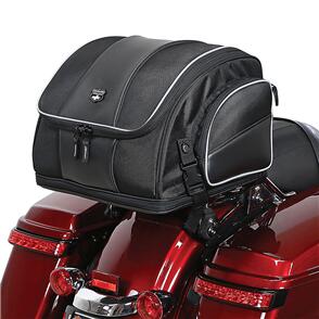 NELSON RIGG WEEKENDER BACKREST RACK BAG 31L-40L EXPANDED L35 W34 H25-33 [BLACK]