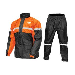 NELSON RIGG STORMRIDER 2PC WATERPROOF SUIT [BLACK/ORANGE]