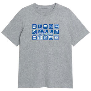 411VM ICONS S/S TEE ATHLETIC HEATHER