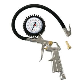 LAMPA HEAVY DUTY AIR INFLATOR GUN WITH 270 DEGREE GAUGE MAX BAR / 220 PSI
