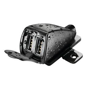 LAMPA USBFIX TREK 2 RAINPROOF DOUBLE SCREWS OR DOUBLESIDED TAPE FIXING ULTRA FAST CHARGE 5400 MA 12/24V