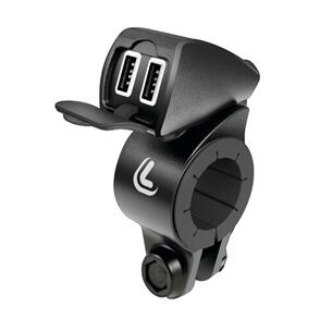 LAMPA USBFIX TREK RAINPROOF DOUBLE HANDLEBAR FIXING ULTRA FAST CHARGE 5400 MA 12/24V