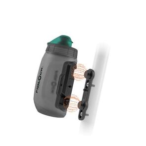FIDLOCK TWIST 450ML ANTIBACTERIAL BOTTLE SET WITH FIDLOCK LOGO FRONT-TRANSPARENT BLACK