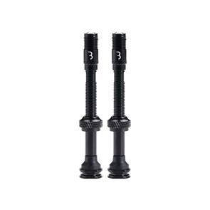 BBB TUBELESS VALVES AL VALVE CORECAP 2 PCS - 60MM BLACK    