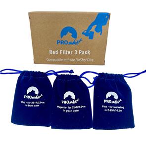 PRO SHOT DIVE- 3 PACK FILTER