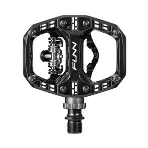 FUNN CLAST DIE-CASTING BODY, SINGLE-SIDED CLIP-IN PEDALS - BLACK