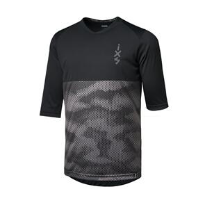 IXS CARVE 1.0 3/4 JERSEY BLACK-GRAPHITE 