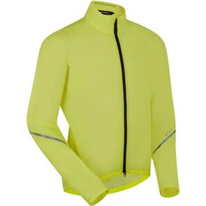 MADISON FLUX 2L ULTRA-PACKABLE WATERPROOF JACKET, MEN'S, HI-VIZ YELLOW 