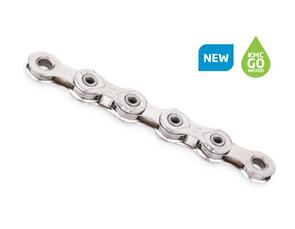 KMC CHAIN KMC 'X12LW' WAXED X-LIGHT 12SPD  1/2" X 11/128" SILVER/SILVER  126 LINKS