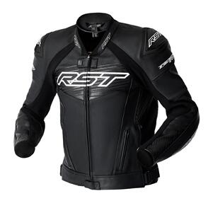 RST TRACTECH EVO D3O CE LEATHER JACKET [BLACK/WHITE] 