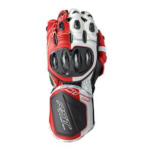 RST GP D3O LEATHER GLOVE [RED/WHITE] 