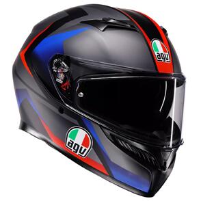 AGV K3 [STRIGA MATT BLACK/BLUE/RED] 