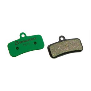 BRAKCO ORGANIC E BIKE COMPOUND PAIR FITS: SHIMANO SAINT