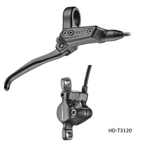 TEKTRO TREKKING HYDRAULIC BRAKE HD-T3120 4F LH REAR, BLACK (USE 1.8MM ROTOR-NOT INCLUDED)