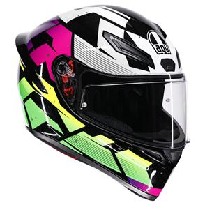 AGV K1 S [PUNKPULSE BLACK/PURPLE/LIME] 