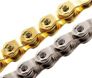 KMC CHAIN KMC 'HL1 NARROW'  1SPD  1/2" X 3/32"  HALF LINK SILVER 100LINKS