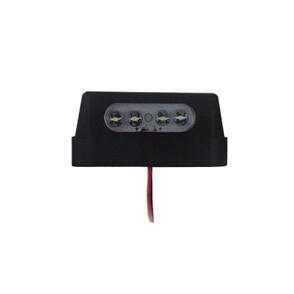 REVOLUTION SQUARE NUMBER PLATE LIGHT (EMARK 4 LED) CL LENS REVOLUTION