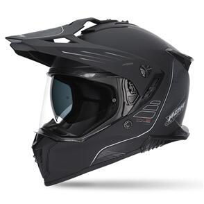 M2R NAVIGATOR ELEVATE PC-5F BLACK/SILVER ADVENTURE HELMET