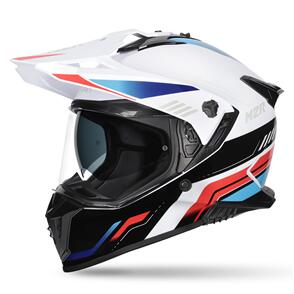 M2R NAVIGATOR VENTURE PC-10 RED/WHITE/BLUE ADVENTURE HELMET