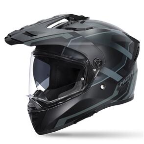 M2R PATROL RAZOR PC-5F BLACK/GREY ADVENTURE HELMET