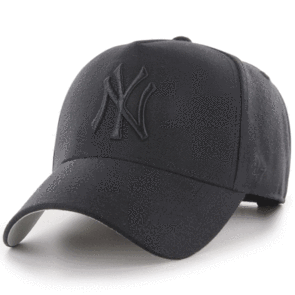 47 BRAND NEW YORK YANKEES BLACK/BLACK '47 MVP DT SNAPBACK