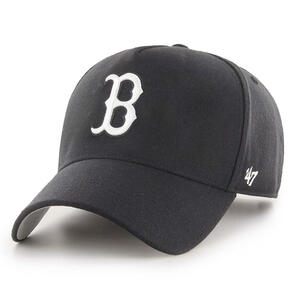 47 BRAND BOSTON RED SOX BLACK/WHITE '47 MVP DT SNAPBACK