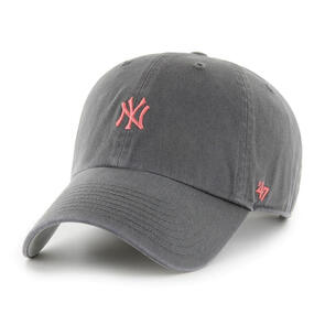 47 BRAND NEW YORK YANKEES CHARCOAL/ISLAND RED BASE RUNNER 47 CLEAN UP