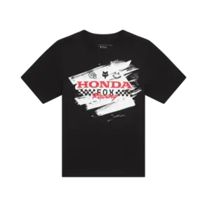 FOX RACING FOX LIFESTYLE YOUTH FOX X HONDA SS TEE BLACK