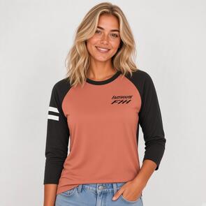 FASTHOUSE 2023 WOMENS ALLOY SIDEWINDER LONG SLEEVED RAGLAN JERSEY MAUVE