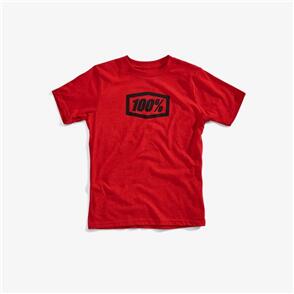 100% ICON YOUTH T-SHIRT RED 