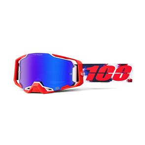 100% 2025 ARMEGA GOGGLE MORPHO HIPER MIRROR BLUE LENS