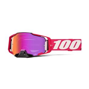 100% 2025 ARMEGA GOGGLE KLOUG HIPER MIRROR DARK RED LENS