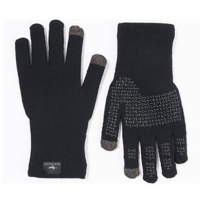 SEALSKINZ ANMER WATERPROOF ULTRA GRIP KNITTED GLOVE BLACK