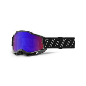 100% 2025 ACCURI 2 GOGGLE BLACKLINE MIRROR RED/BLUE LENS