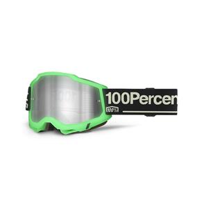 100% 2025 ACCURI 2 GOGGLE GLOW MIRROR SILVER LENS