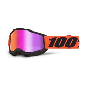 100% 2025 ACCURI 2 GOGGLE FERRAN MIRROR DARK RED LENS