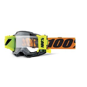 100% 2025 ACCURI 2 FORECAST GOGGLE ORANGE CLEAR LENS