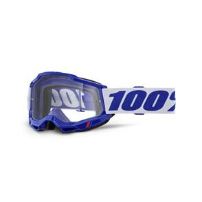 100% 2025 ACCURI 2 OTG GOGGLE BLUE CLEAR LENS