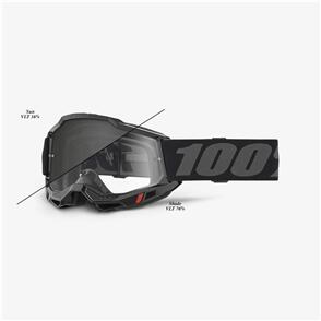 100% 2025 ACCURI 2 WOODS GOGGLE BLACK PHOTOCHROMIC LENS